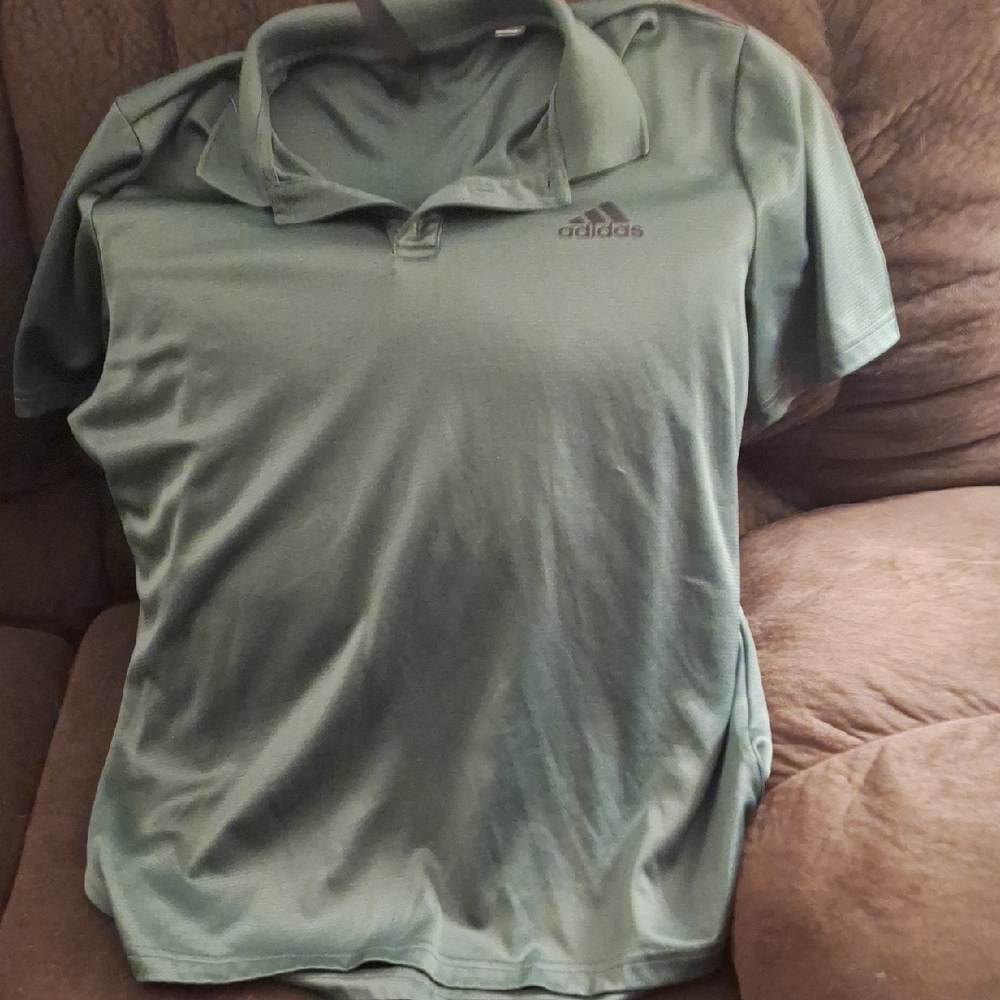 Adidas Forest Green Polo Shirt